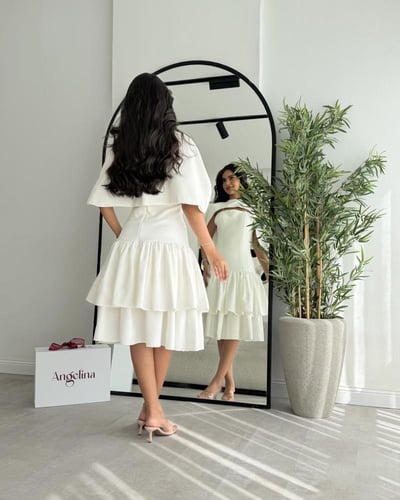 فستان قصير سكري