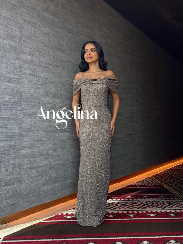 فستان سهرة جلكسي ترتر