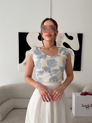 طقم بلوزه تنوره G244