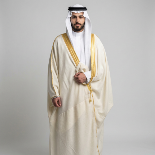 مشلح مربنة - أبيض