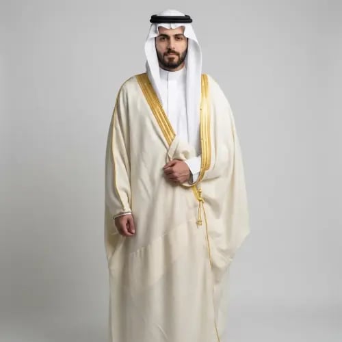 مشلح وبر- أبيض