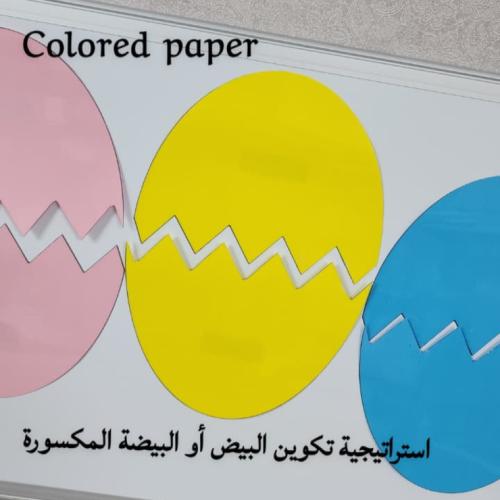 استراتيجية النصف الآخر/ تكوين البيض