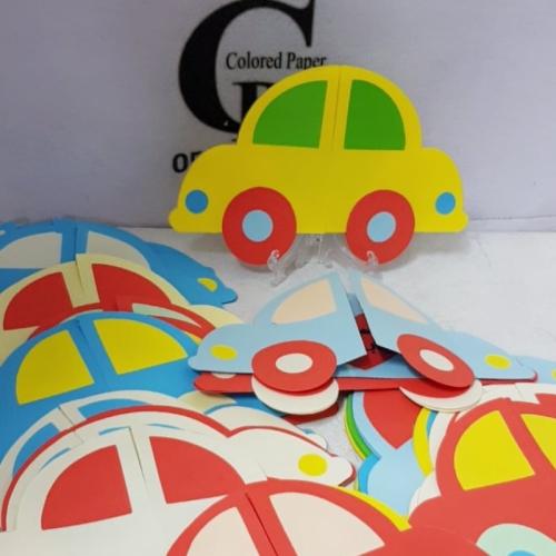 بطاقات شكل سيارة