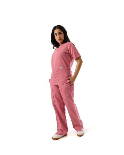 سكراب طبي نسائي لون وردي غامق