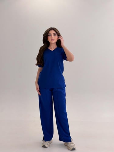 سكراب طبي نسائي لون ازرق 2