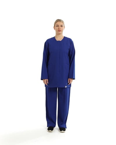 جاكيت طبي نسائي لون ازرق 2