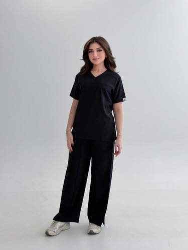 سكراب طبي نسائي لون اسود 2