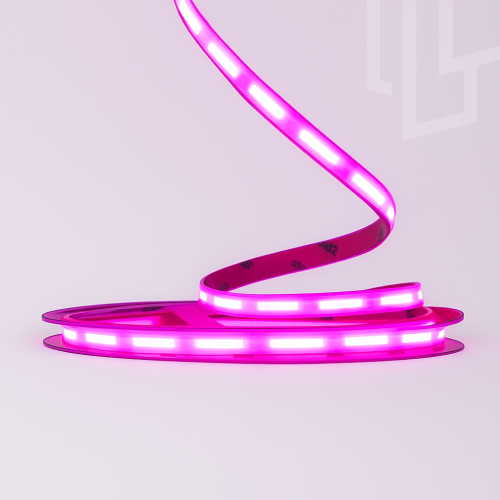 لي زينة لاصق 5 متر وردي