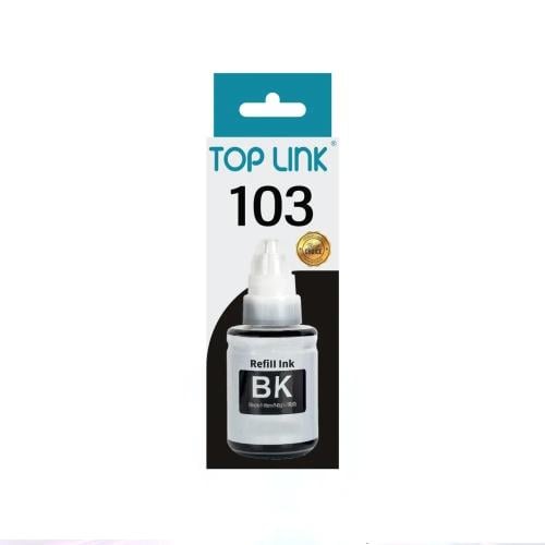 حبر بديل اسود سائل توب لنك Toplink Black Liquid In...