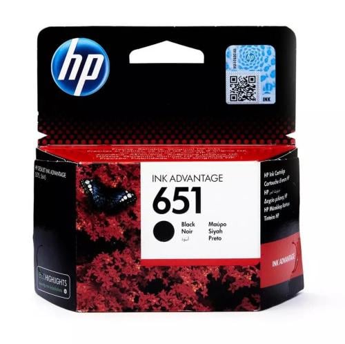 حبر طابعة اتش بي اسود 651 HP 651 (C2P10AE)