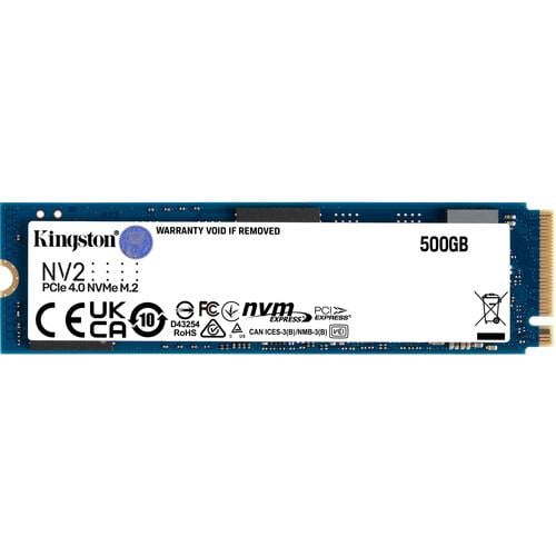 هارد كينجستون سعة 500GB - نوع NV2 M.2 2280 PCIe 4....