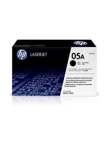 خرطوشة حبر اسود اصلية لطابعة ليزر جيت 05A من اتش ب...