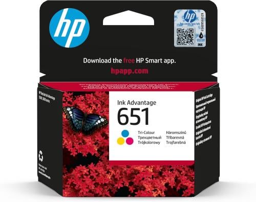 حبر طابعة اتش بي ملون 651 (HP 651 (C2P11AE