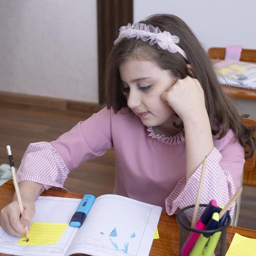 مريول قطعة واحدة بتصميم اكمام كاروهات ومريح مع جيو...