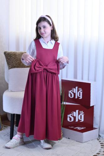 مريول وردي فيونكة ابتدائي