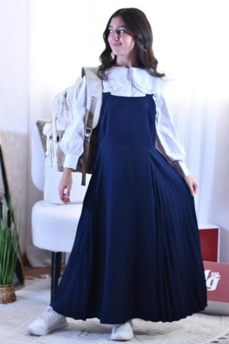 مريول بتصميم مع كسرات