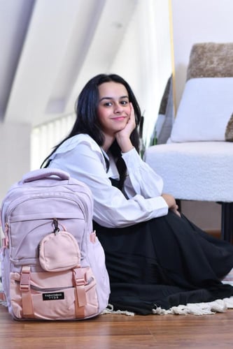 مريول زيتي متوسط بتصميم مع كسرات