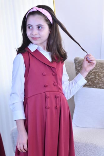 مريول وردي ابتدائي