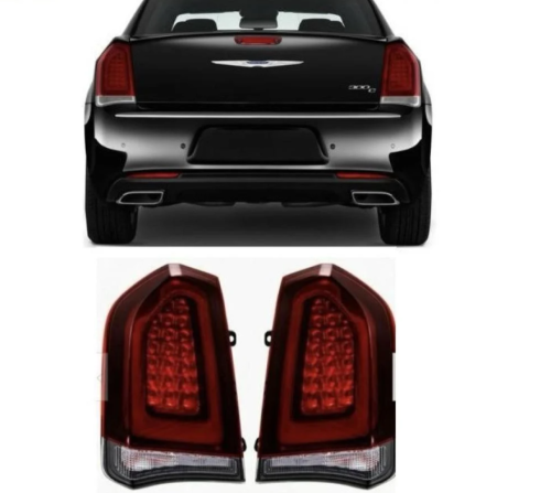Rear bumper stops for Chrysler 2015 - 2023, left s...