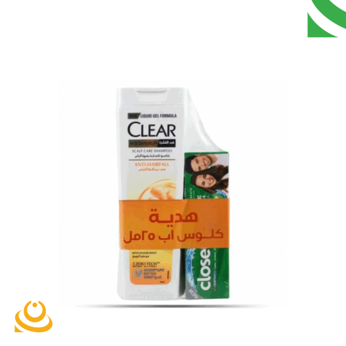 شامبو كلير 180 مل + معجون كلوس اب 25 مل مجاني