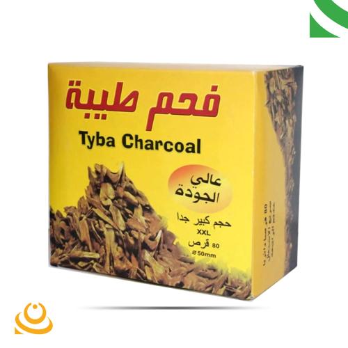 فحم طيبة 80 قرص جامبو XXXL