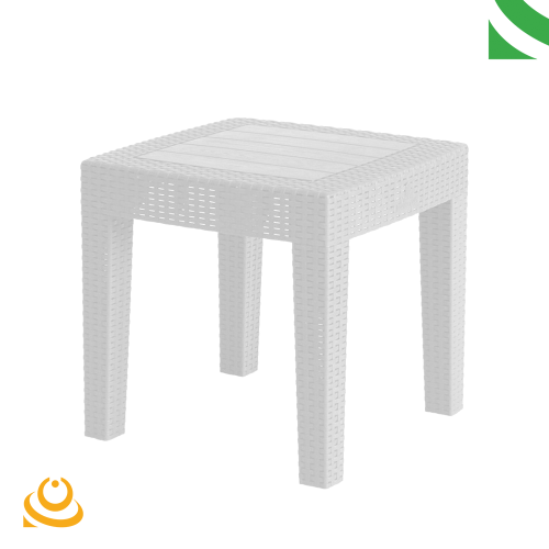 طاولة كبيرة راتان مربع 75×75×72 سم موديل 999