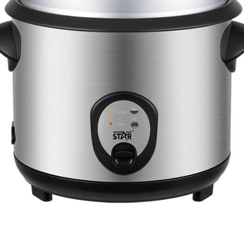 ويننج ستار قدر طهى الارز , سعة 2.2 لتر , طهى بالبخ...
