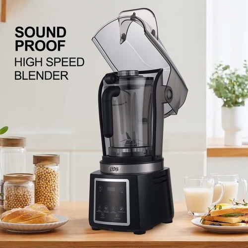 ويننج ستار خلاط , سعة 2 لتر , عازل للصوت , قاعدة م...