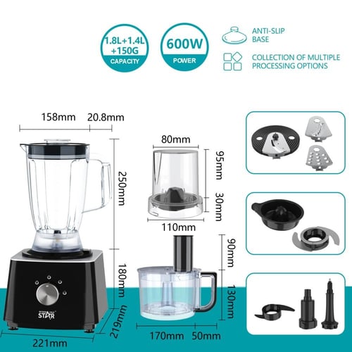 ويننج ستار محضر طعام , سعة الوعاء 1.8 لتر , متعدد...