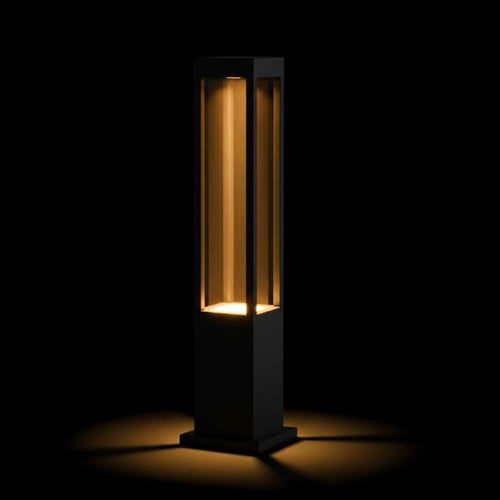 بولارد إيليت COB 10 وات مربع بارتفاع 600 مم