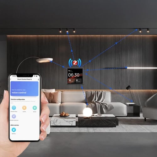 لوحة تحكم ذكية بشاشة + Alexa مدمج (2682)– متوافقة...