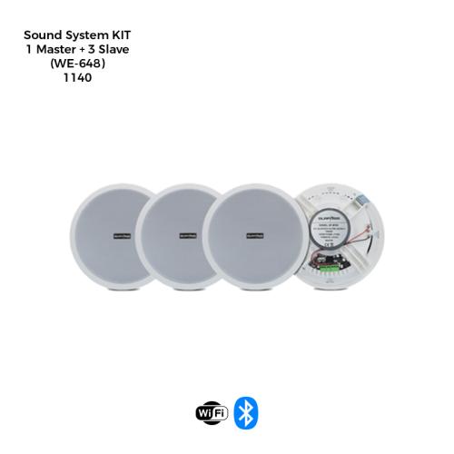 Sound System KIT — 1 Master + 3 Slave (WE-648)