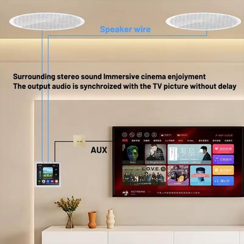 Smart Home Control Panel + Amplifier (PW-430)