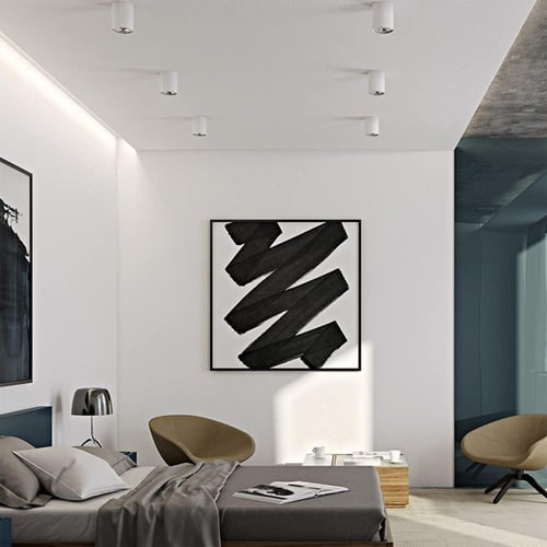 سلندر اسبوت خارج مدور ابيض