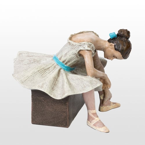 EDGAR DEGAS; L'Attente figurine