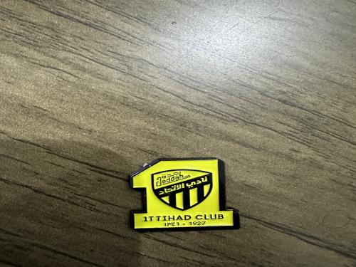 Mobile sticker with the logo of Al-Ittihad Club