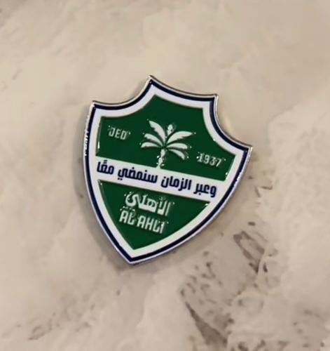 Mobile sticker with the logo of Al-Ahli Club