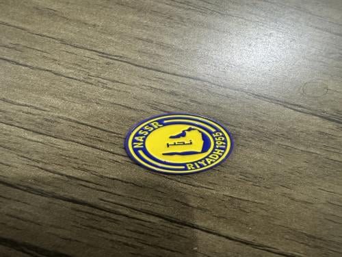 Mobile sticker with the logo of Al Nasr Club