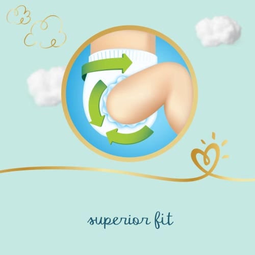 حفايض بامبرز حفاضات عناية مميزة، مقاس 5، 11 – 16 ك...