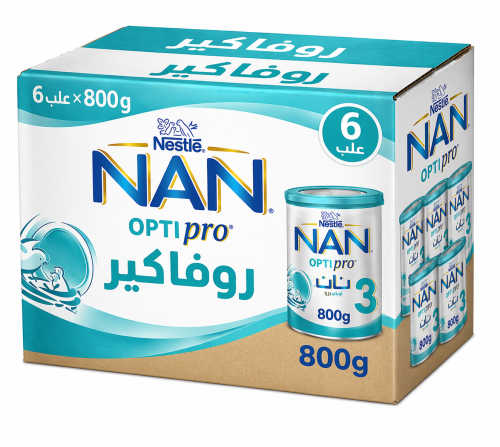 كرتون نان 3 حليب أطفال - 6×800 جم | عبوة التوفير