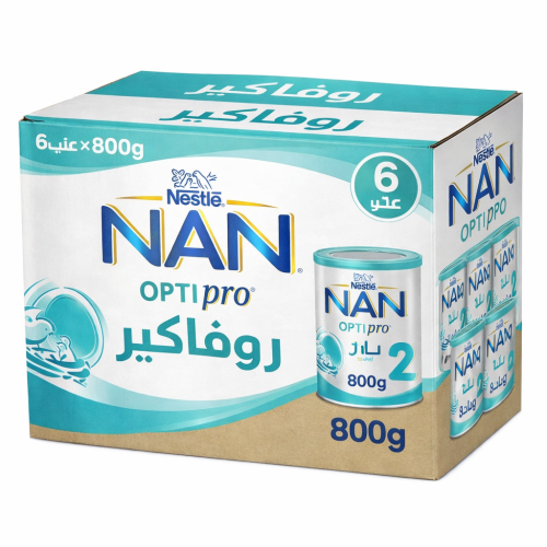 كرتون نان 2 حليب أطفال - 6×800 جم | عبوة التوفير