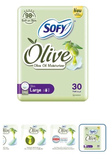 فوط سوفي صحيه بزيت زيتون كبير 30حبه