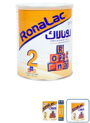 رونالاك حليب اطفال رقم 2 الجرام 800