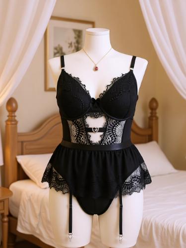 لانجري اسود مقاس كبير