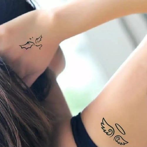 ملصق تاتو مؤقت عصري مقاوم للماء
