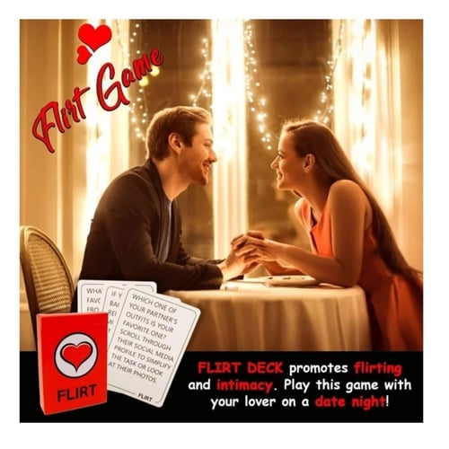 لعبة بطاقات توك فليرت دير كويسشن للأحباء والأزواج