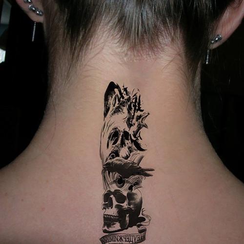 ملصق تاتو مؤقت عصري مقاوم للماء