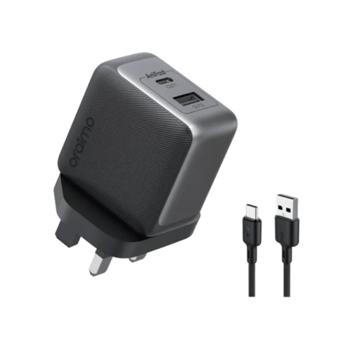 أورايمو شاحن جداري برو بتقنية GaN بمنفذ USB-C ومنف...