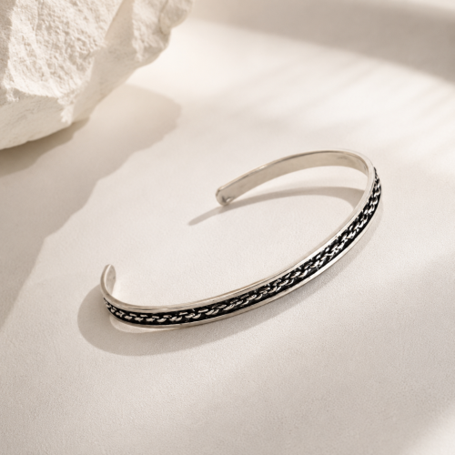 Men's bracelet silver karat 925