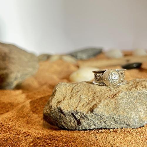 Arabic Silver Collection | "Happiness" Ring – 925 Silver